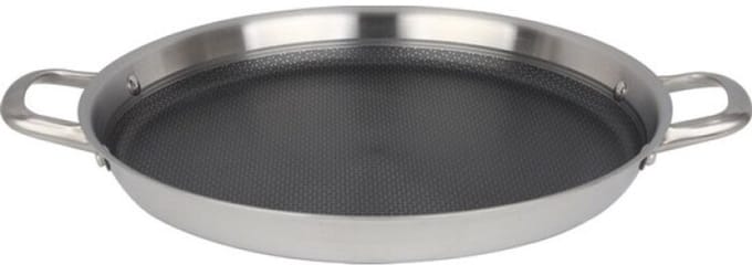 Cheffinger Paella Pan - 36cm – Zwart/Zilver