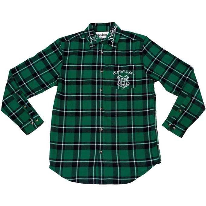 Cakeworthy Slytherin Flannel Shirt - M