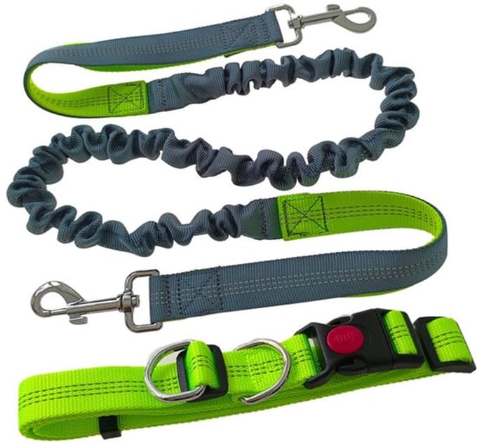 Vt products - Handsfree hondenriem - Verstelbare heupriem - Bungee-ontspanning