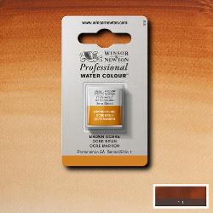 Watercolor paint W&N 1/2 – 059 Brown Ochre