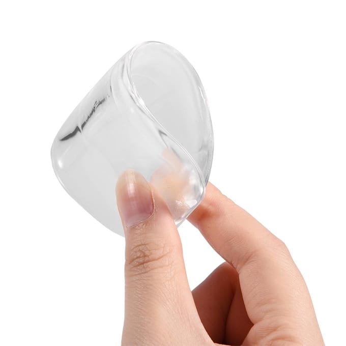 Verdikkend Make-up Zacht Siliconen Wimperextensie Tool Herbruikbaar Nepwimper Lijm Pad Transparant white