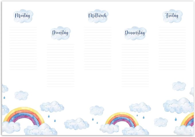 Bureauonderlegger Papier Blanco - Grote Set van 25 Vellen - 60x42 cm