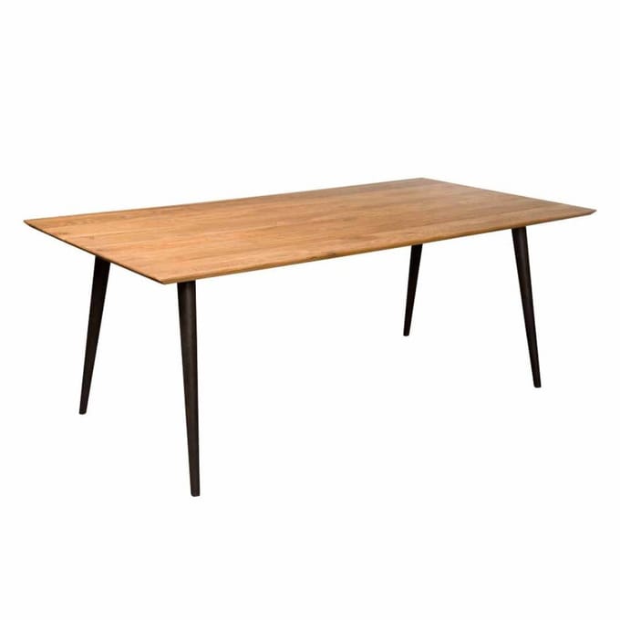 Tower Living Eettafel Bresso - Rechthoek Naturel Hout - 200x100x77cm