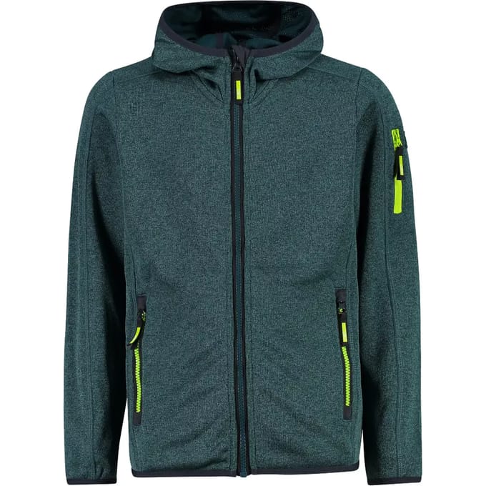 Kinder fleece met capuchon CMP