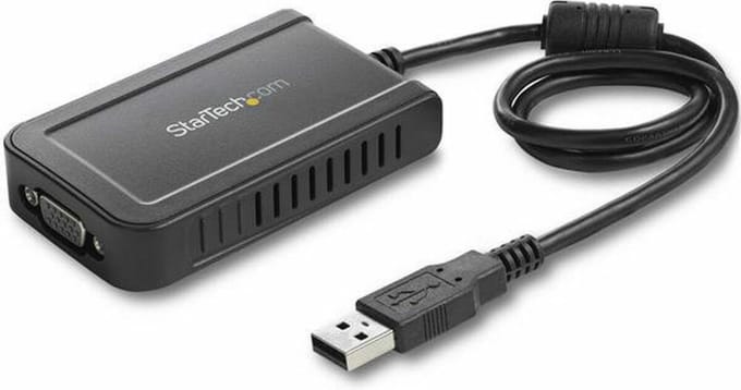 USB to VGA Adapter Startech USB2VGAE3 Black