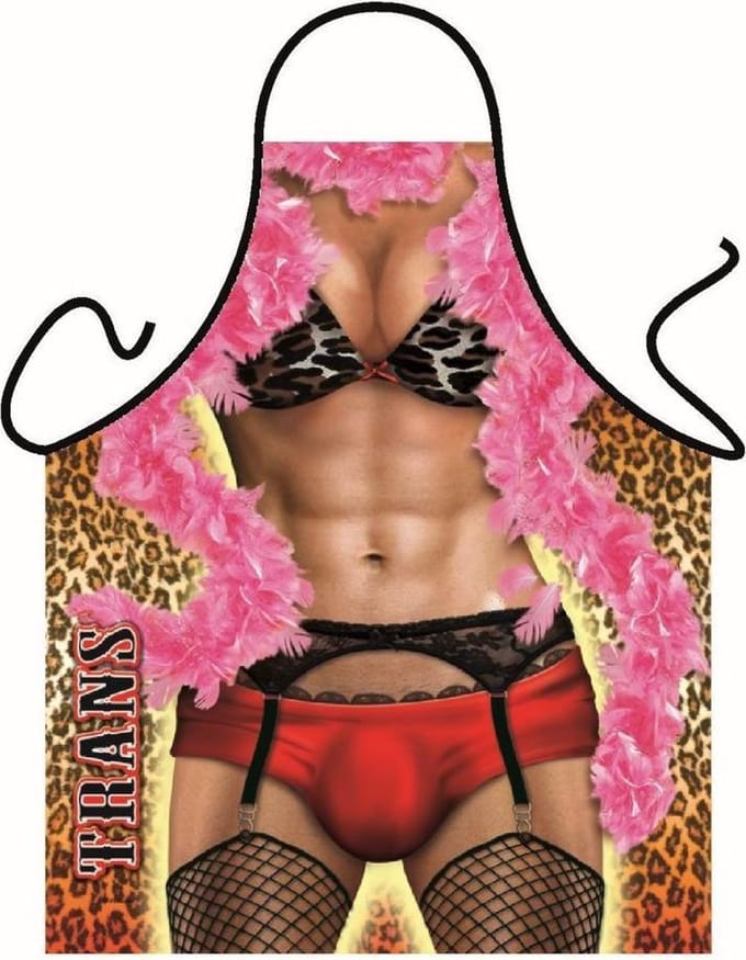 Benza Schort Travastiet - Sexy/Leuke/Grappige/Mooie Keukenschort