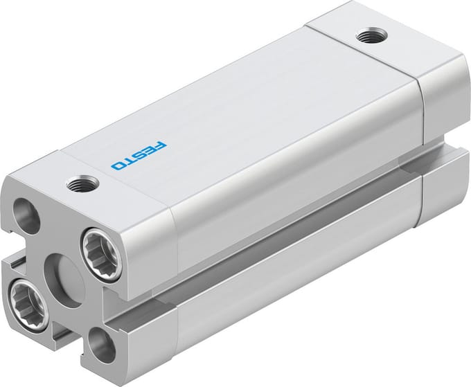 Festo Compacte Cilinder 12mm Boring 40mm Slag ISO 21287 Dubbelwerkend - 536217 - P2BJB