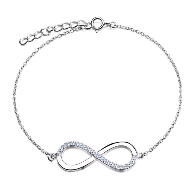 Cilla Jewels armband Zilverkleurig Infinity