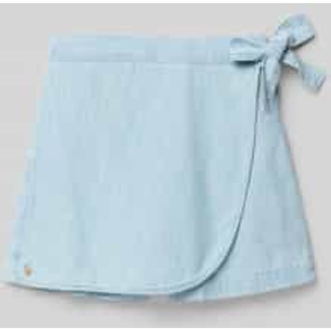 Regular Fit skort van puur katoen