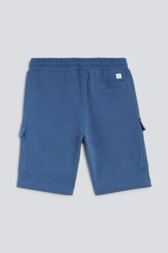 Cargo shorts Serie Felpa Cotone Blue Denim