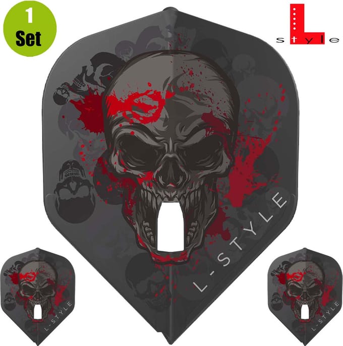 L-Style Champagne Flight L1 Standard Ryan Searle V2 Black - Dart Flights