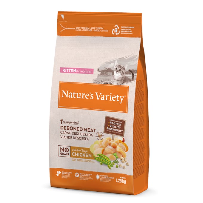 Nature's Variety - Selected Kitten Free Range Chicken Kattenvoer.