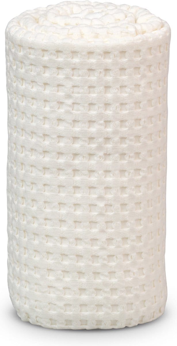 Lulujo - Wafel Dekentje - 100x80 cm - Wit