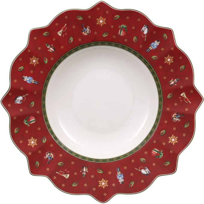Villeroy & Boch Toy's Delight Diep bord - 26 cm - Rood