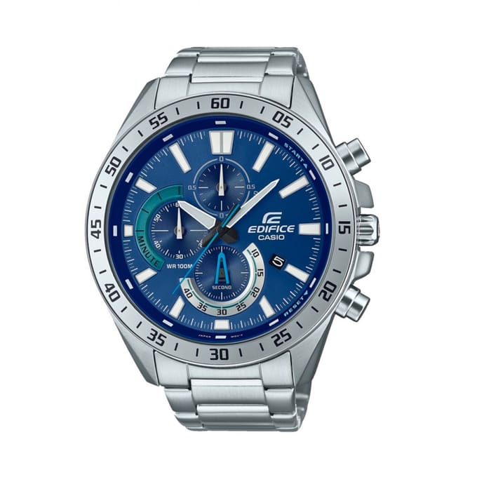 Casio Edifice EFV-620D-2AVUEF Herenhorloge 51 mm - Zilverkleurig
