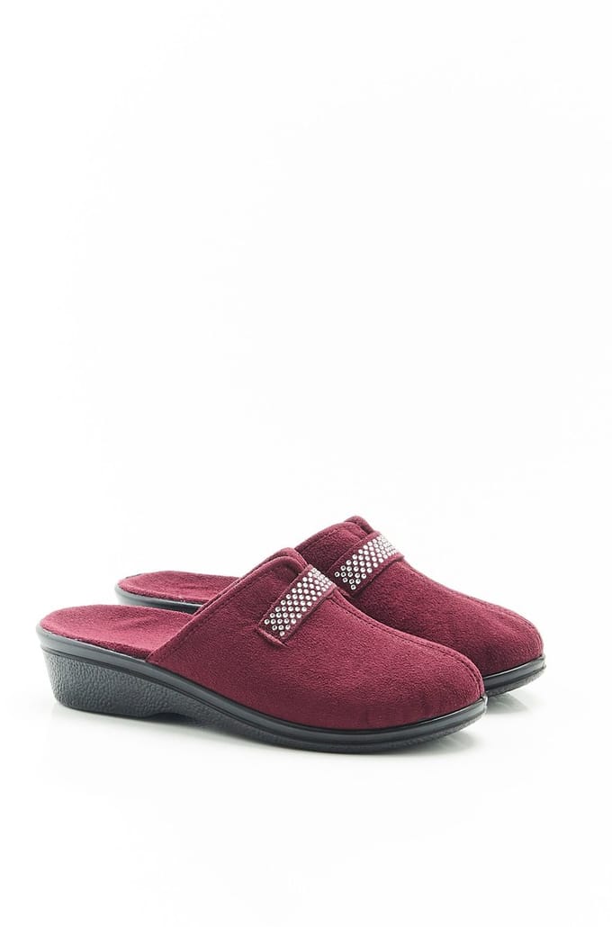 Damart - Piedical muiltjes met sleehak - Dames - Violet - 42