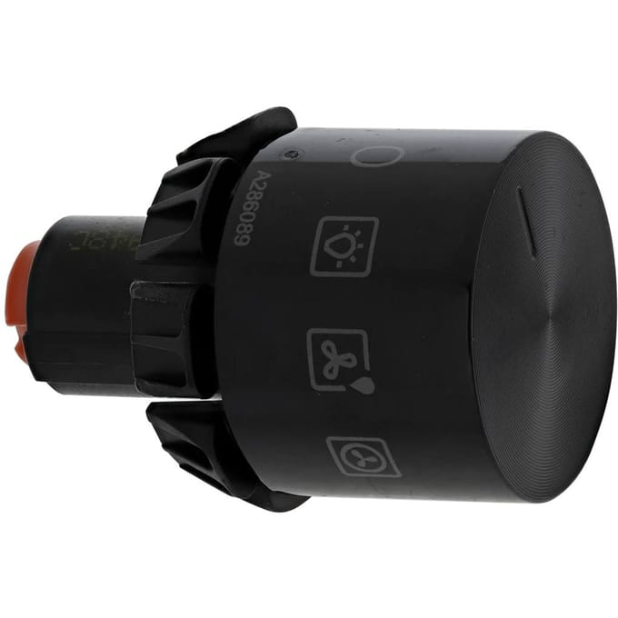 AEG knop, functies, zwart, 9+0 140286089051