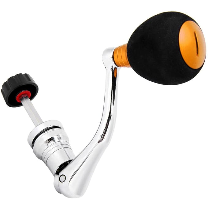 Molenspoel Vervanging Power Handvat Metalen Tuimelaar Arm Grip (Goud Large voor 4000 & 5000 & 6000) black