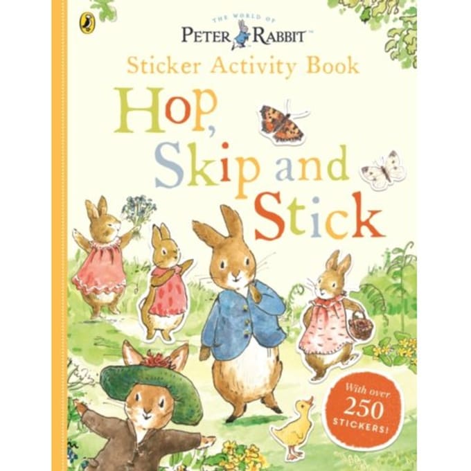 Peter Rabbit Hop, Skip, Stick Sticker Activity - Beatrix Potter