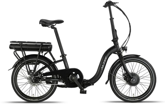 Altec Compact - Mat Zwart - 468Wh - Elektrische Vouwfiets