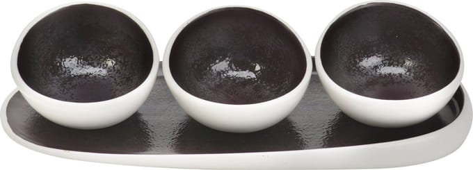 Cosy & Trendy Borrelset Aubergina 38.5 x 14.5 cm