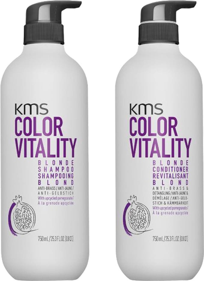 KMS ColorVitality Blonde Shampoo + Conditioner 750ml