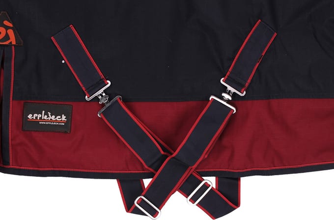 Epplejeck Deken Epplejeck Junior 0gr Donkerblauw-rood - 125/165