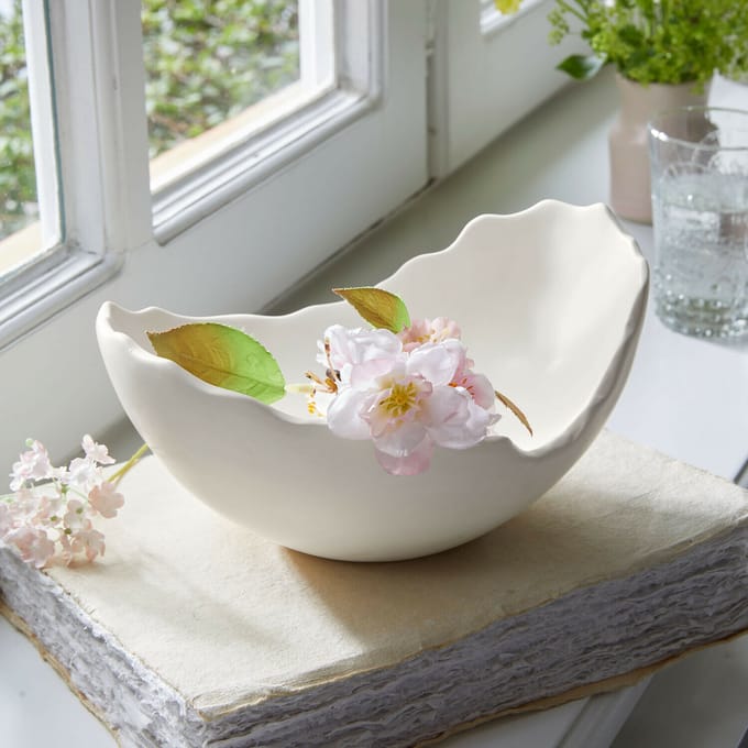 LOBERON Schaal Aureen wit
