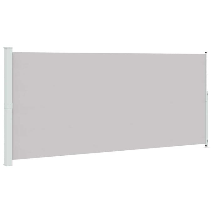 vidaXL - Tuinscherm - uittrekbaar - 220x514 - cm - grijs