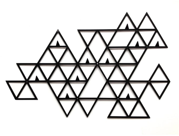 Decorizzly Numa Serie - Kapstok - Geometrisch - 10 Haken - Staal