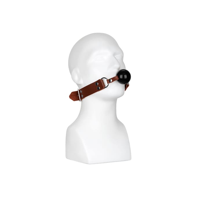 Rimba - Ball Gag Leer - Bruin
