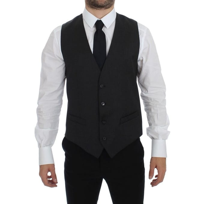 Vest Klassieke Pasvorm Formele Kleding
