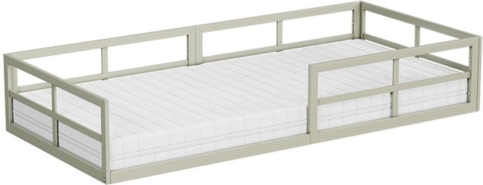 Vitalispa Minno Kinderbed – 90x200 met matras Grijs