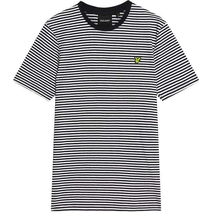 Breton gestreepte linnen T-shirt Lyle & Scott