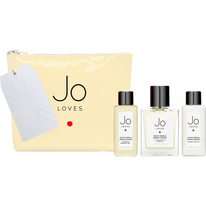 Jo Loves A White Rose & Lemon Leaves Travel Collection