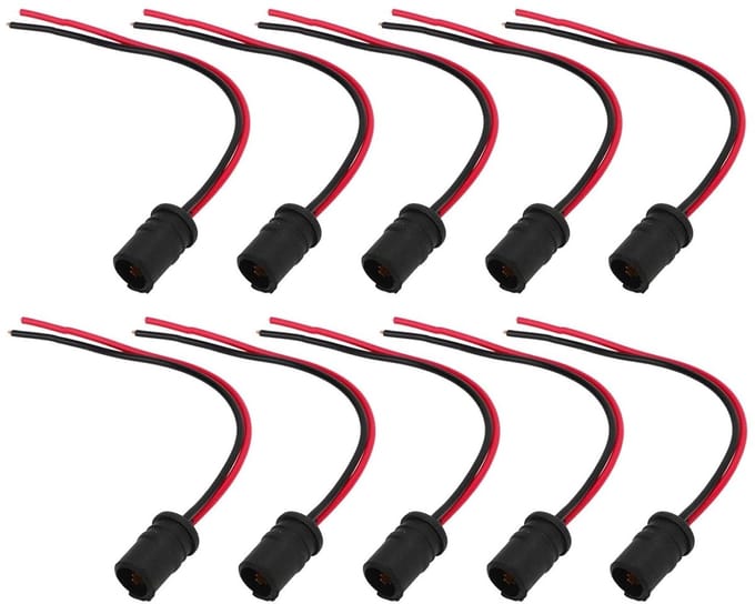 Lamp Houders - T10 Connectoren - Voertuig Verlichting - Waterdicht Ontwerp - Set van 10