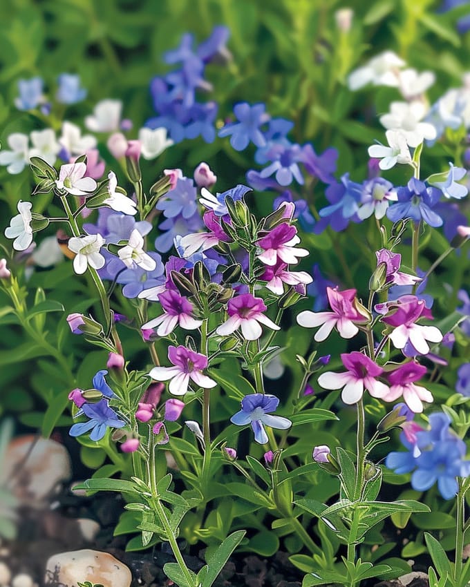 Lobelia Parelsnoer Zaden Lobelia Erinus Eenjarig Gemengd