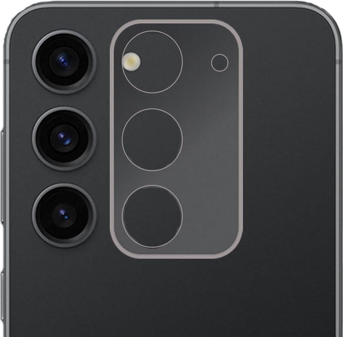 Camera Lens Protector - Geschikt voor Samsung Galaxy S23 Plus - Extra Sterk - Camera Screenprotector - Beschermglas - Gehard Glas - Tempered Glass - Screen Protector
