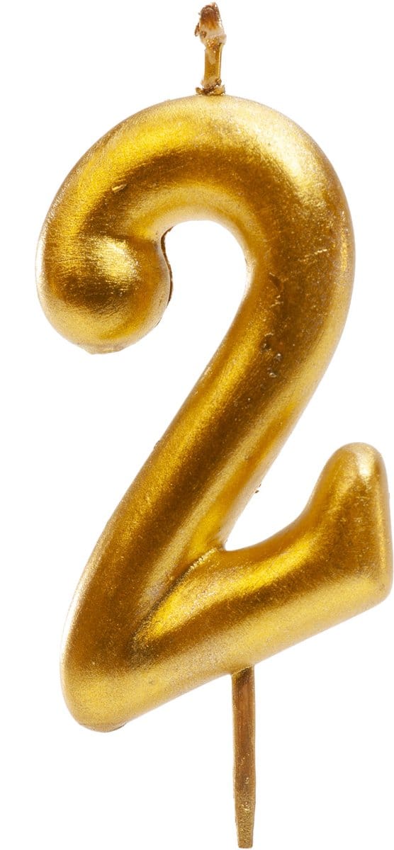 Dekora Gold Comic Birthday Candle - 2