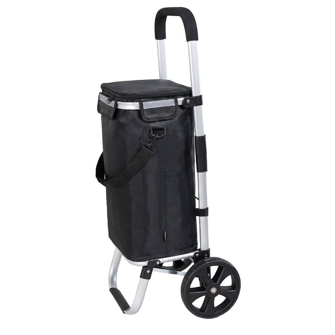Travelnet Boodschappenwagen 40L, met koelvakje, inklapbaar, aluminium frame