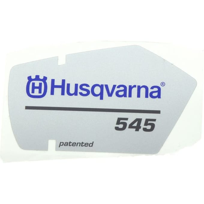 Husqvarna 545 starterkap sticker