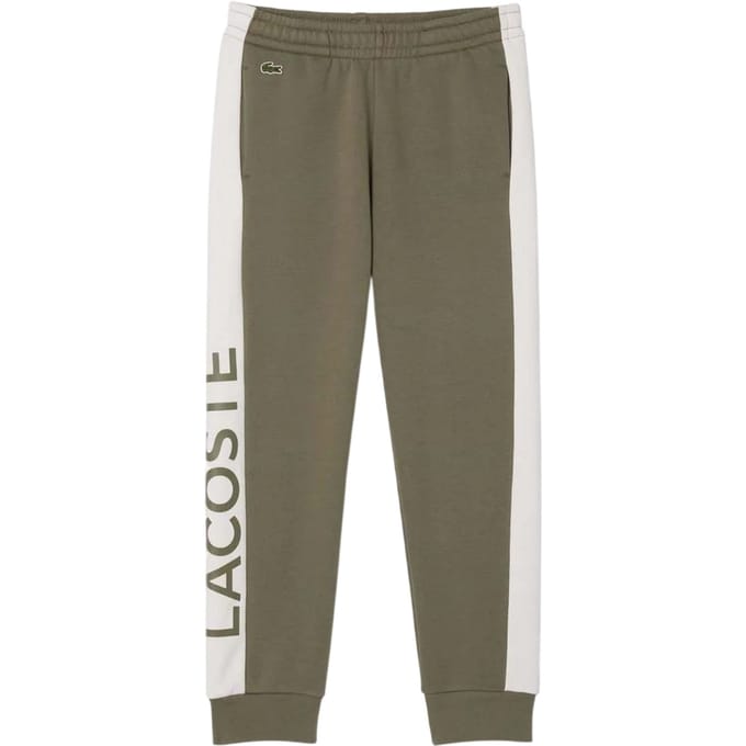 Lacoste Dames/Dames Fleece Sweatbroek met Kleurblok (Groen)