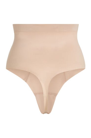 Hunkemöller String Shapewear Corrigerende scuba hoge string - huidskleur - Maat M