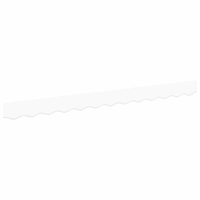 vidaXL - Vervangvolant - voor - zonnescherm - voor - 3,5 - m - Wit - Polyester