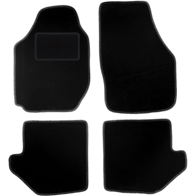 Zwarte veloursmatten voor: Toyota RAV4 I SUV (1994-2000)