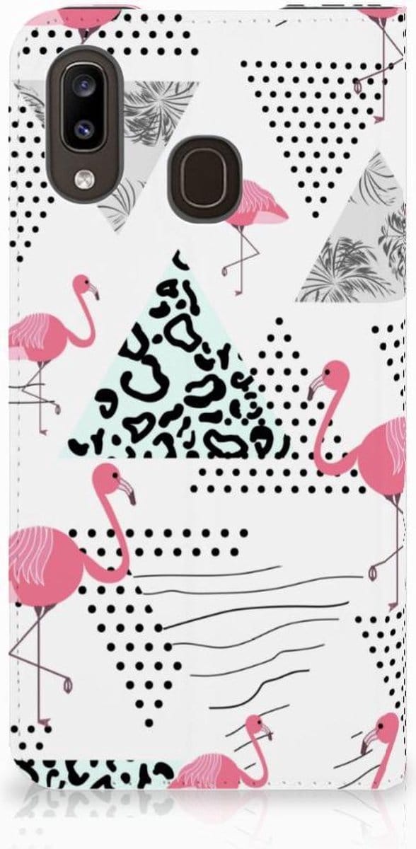 Samsung Galaxy A30 Hoesje maken Flamingo Triangle