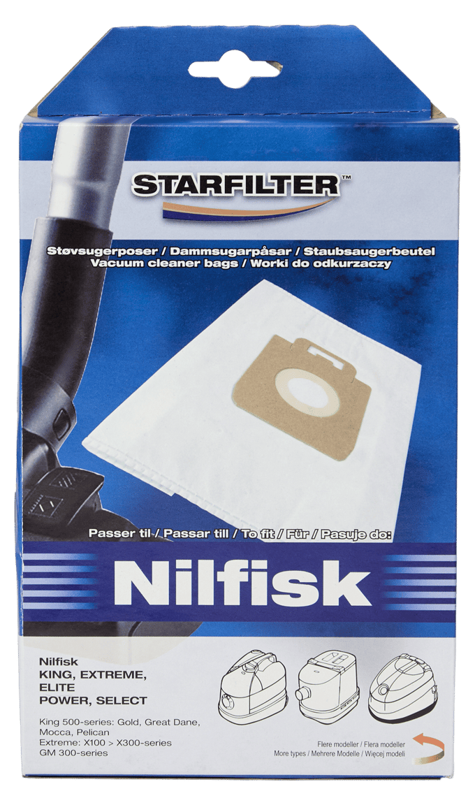 Starfilter Startfilter St&oslash;vsugerposer Nilfisk King 4 st
