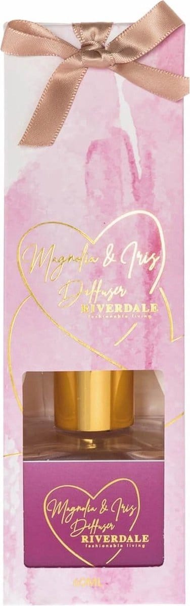 Riverdale geurstokjes -  Luxe Geuren Van  Magnolia & Iris - 60ml