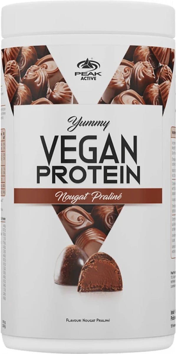 Peak Yummy Vegan Protein (450g) Nougat Praliné - Eiwitten - Veganistisch eiwit