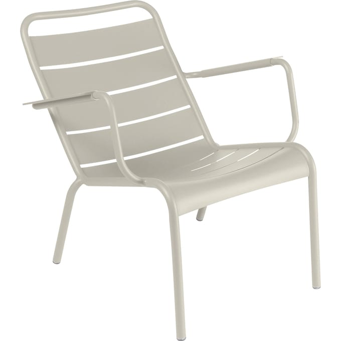 Fermob LUXEMBOURG lage fauteuil - A5 leemgrijs